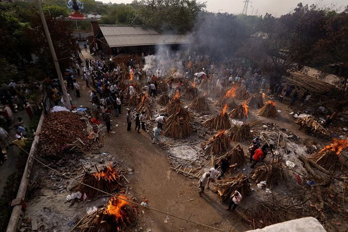 corona katastrophe in indien